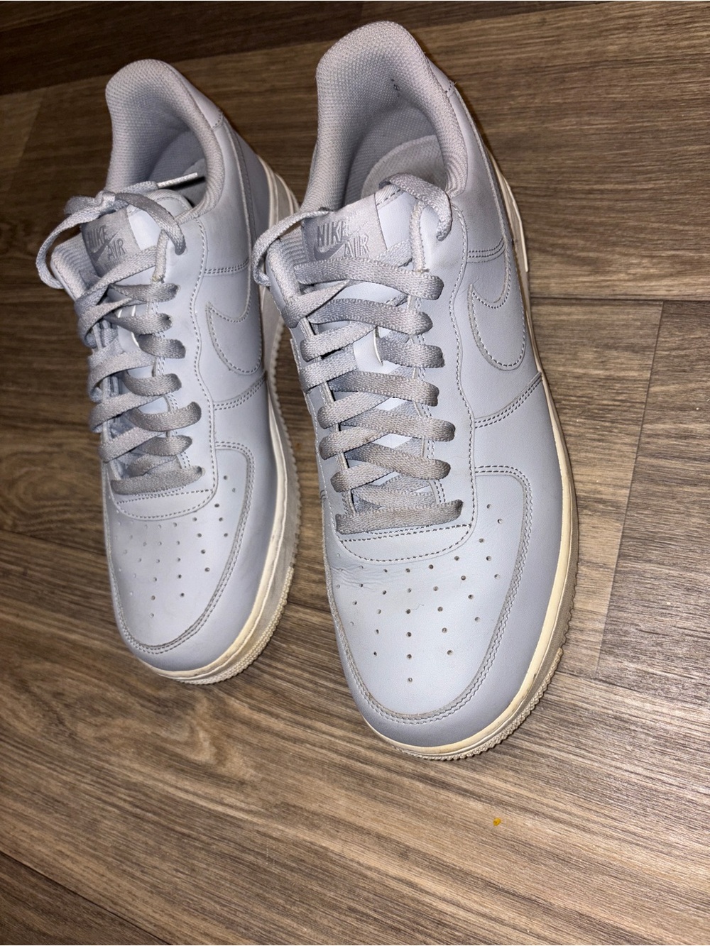 Nike Air Force 1 Low '07 Wolf Grey White AA4083-010 Men's Size 12